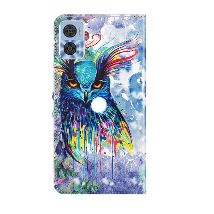 3D Painting Pattern TPU + PU Phone Case, For Motorola Moto E22 / Moto E22i, For Realme GT2 Pro, For Realme GT2 / GT Neo2 / GT Neo 3T, For Honor 50
