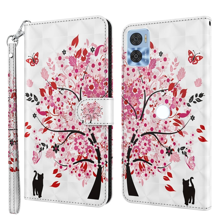 3D Painting Pattern TPU + PU Phone Case, For Motorola Moto E22 / Moto E22i, For Realme GT2 Pro, For Realme GT2 / GT Neo2 / GT Neo 3T, For Honor 50