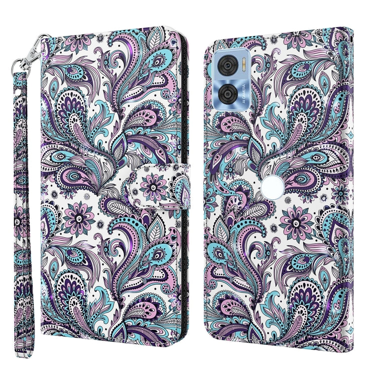 3D Painting Pattern TPU + PU Phone Case, For Motorola Moto E22 / Moto E22i, For Realme GT2 Pro, For Realme GT2 / GT Neo2 / GT Neo 3T, For Honor 50