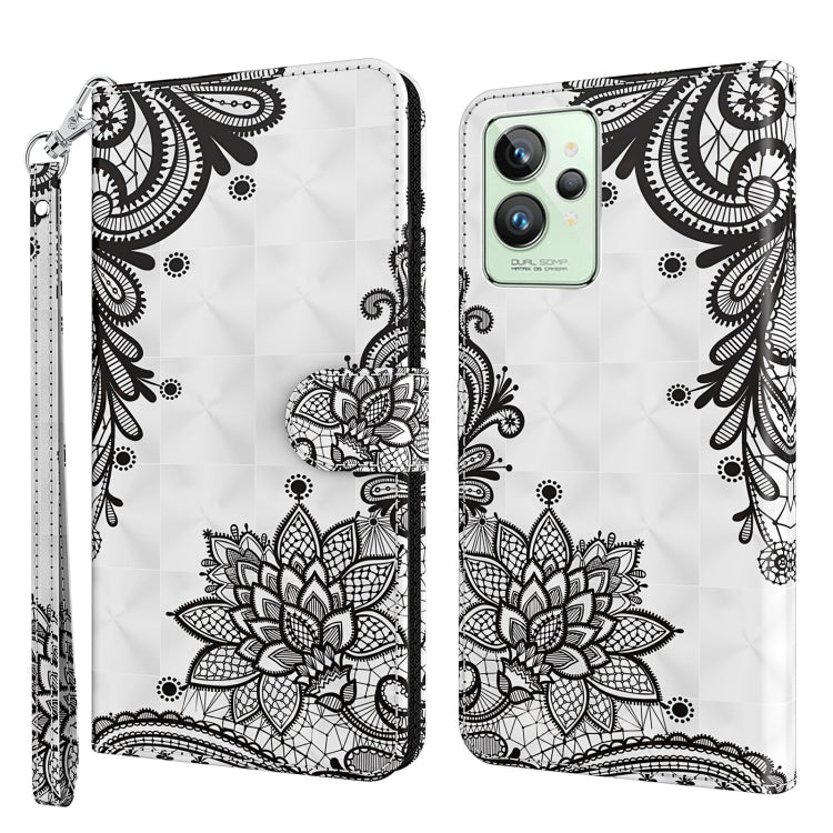 3D Painting Pattern TPU + PU Phone Case, For Motorola Moto E22 / Moto E22i, For Realme GT2 Pro, For Realme GT2 / GT Neo2 / GT Neo 3T, For Honor 50