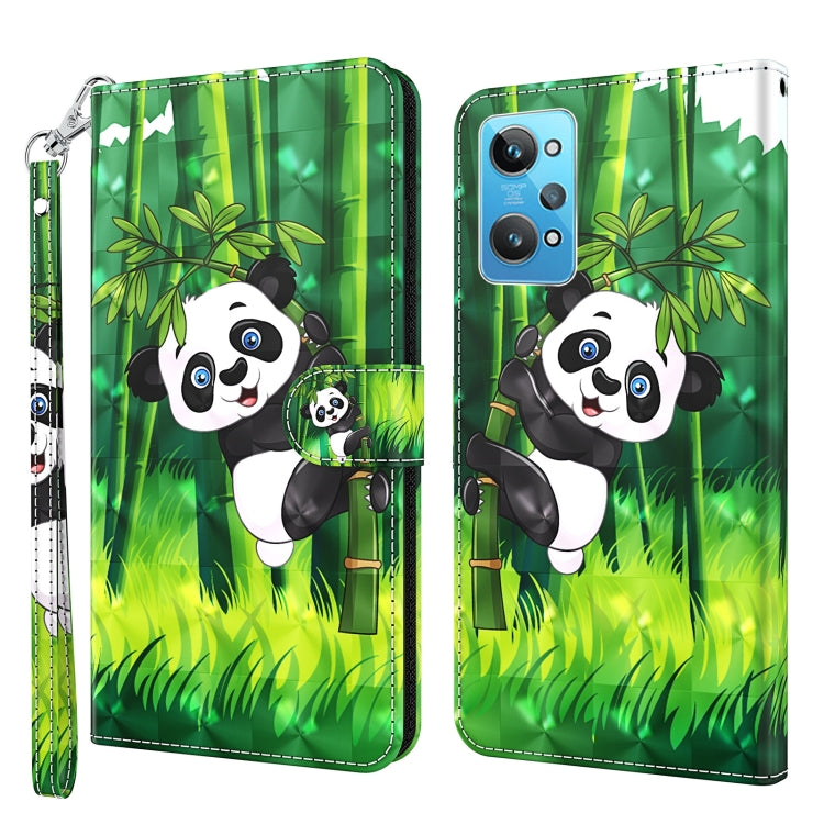 3D Painting Pattern TPU + PU Phone Case, For Motorola Moto E22 / Moto E22i, For Realme GT2 Pro, For Realme GT2 / GT Neo2 / GT Neo 3T, For Honor 50