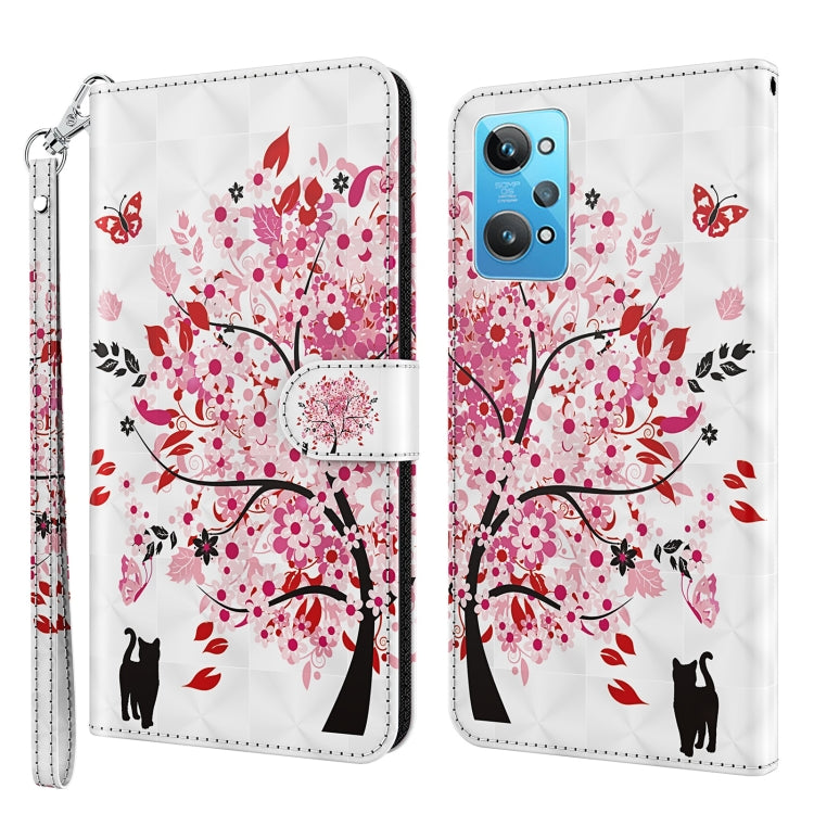 3D Painting Pattern TPU + PU Phone Case, For Motorola Moto E22 / Moto E22i, For Realme GT2 Pro, For Realme GT2 / GT Neo2 / GT Neo 3T, For Honor 50