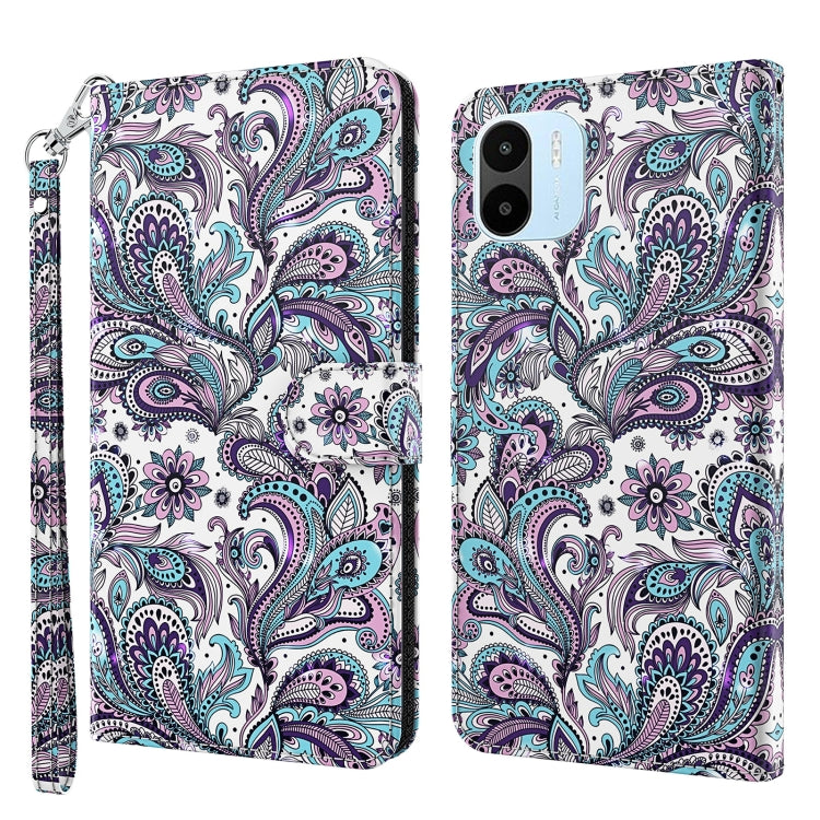 3D Painting Pattern TPU + PU Phone Case, For Honor X8 4G, For Samsung Galaxy A23E, For Xiaomi Redmi A1 2022, For Samsung Galaxy A04S / A13 / A13 5G