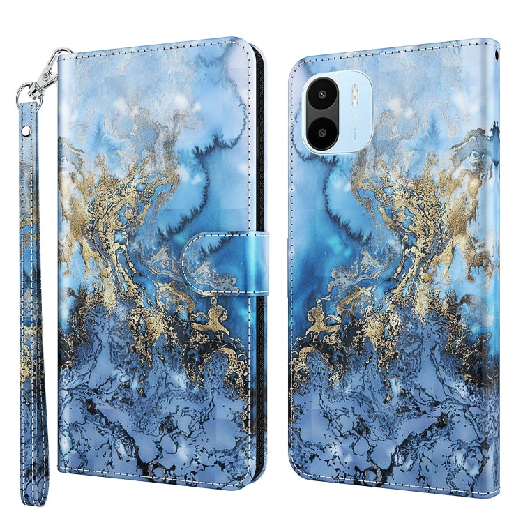 3D Painting Pattern TPU + PU Phone Case, For Honor X8 4G, For Samsung Galaxy A23E, For Xiaomi Redmi A1 2022, For Samsung Galaxy A04S / A13 / A13 5G