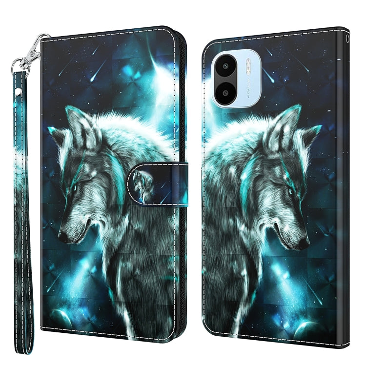 3D Painting Pattern TPU + PU Phone Case, For Honor X8 4G, For Samsung Galaxy A23E, For Xiaomi Redmi A1 2022, For Samsung Galaxy A04S / A13 / A13 5G