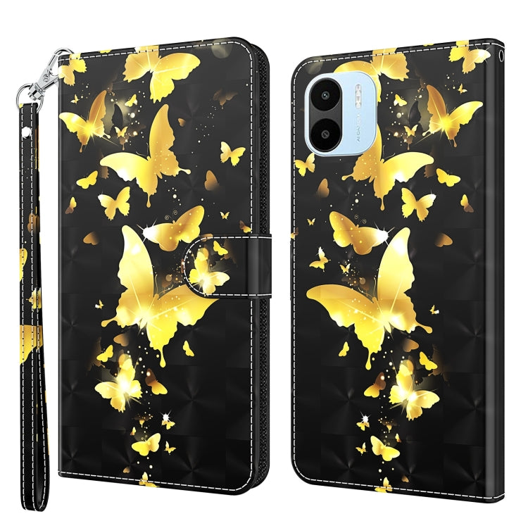3D Painting Pattern TPU + PU Phone Case, For Honor X8 4G, For Samsung Galaxy A23E, For Xiaomi Redmi A1 2022, For Samsung Galaxy A04S / A13 / A13 5G