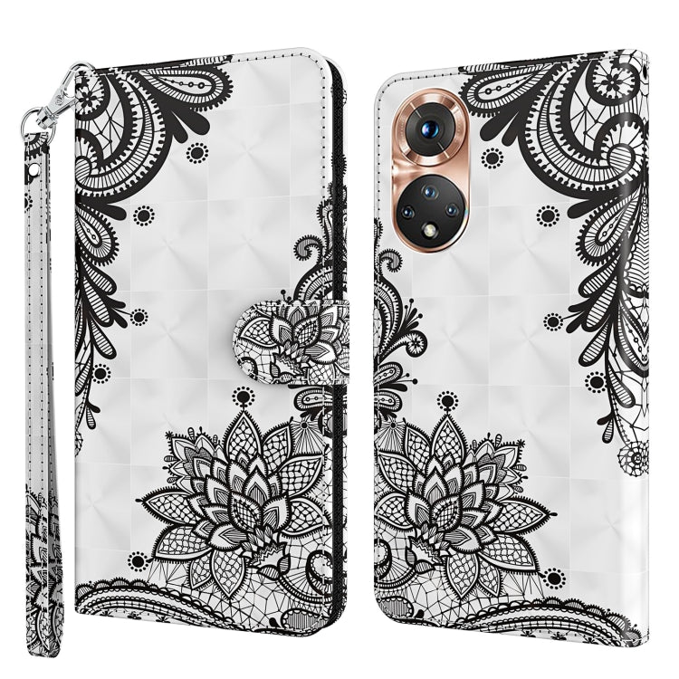 3D Painting Pattern TPU + PU Phone Case, For Motorola Moto E22 / Moto E22i, For Realme GT2 Pro, For Realme GT2 / GT Neo2 / GT Neo 3T, For Honor 50