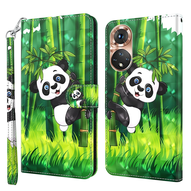 3D Painting Pattern TPU + PU Phone Case, For Motorola Moto E22 / Moto E22i, For Realme GT2 Pro, For Realme GT2 / GT Neo2 / GT Neo 3T, For Honor 50