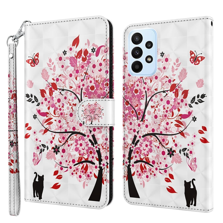 3D Painting Pattern TPU + PU Phone Case, For Honor X8 4G, For Samsung Galaxy A23E, For Xiaomi Redmi A1 2022, For Samsung Galaxy A04S / A13 / A13 5G