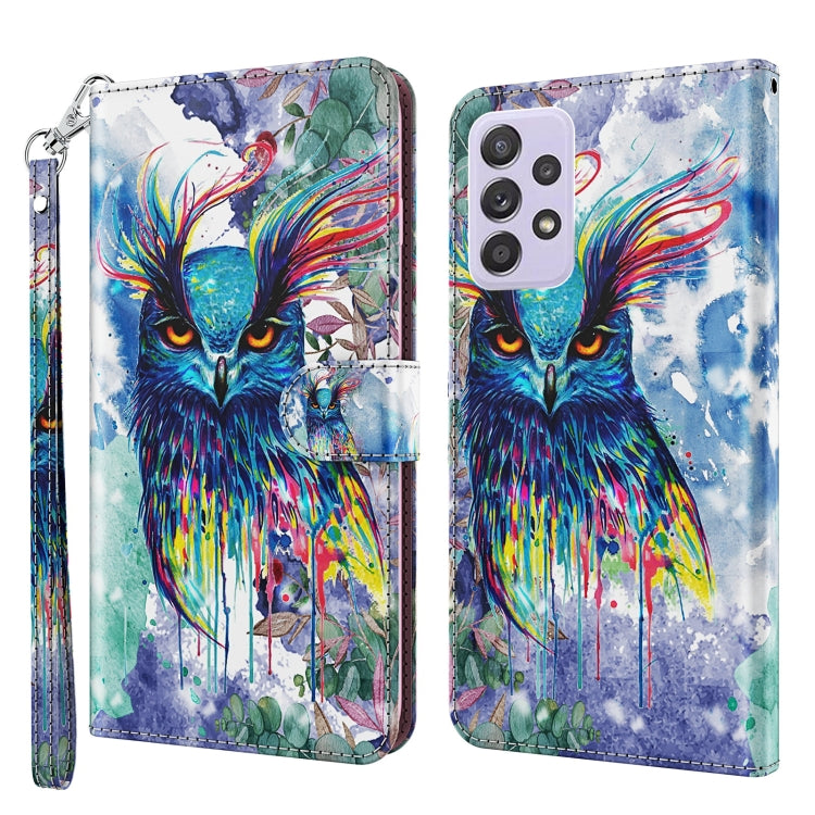 3D Painting Pattern TPU + PU Phone Case, For Honor X8 4G, For Samsung Galaxy A23E, For Xiaomi Redmi A1 2022, For Samsung Galaxy A04S / A13 / A13 5G