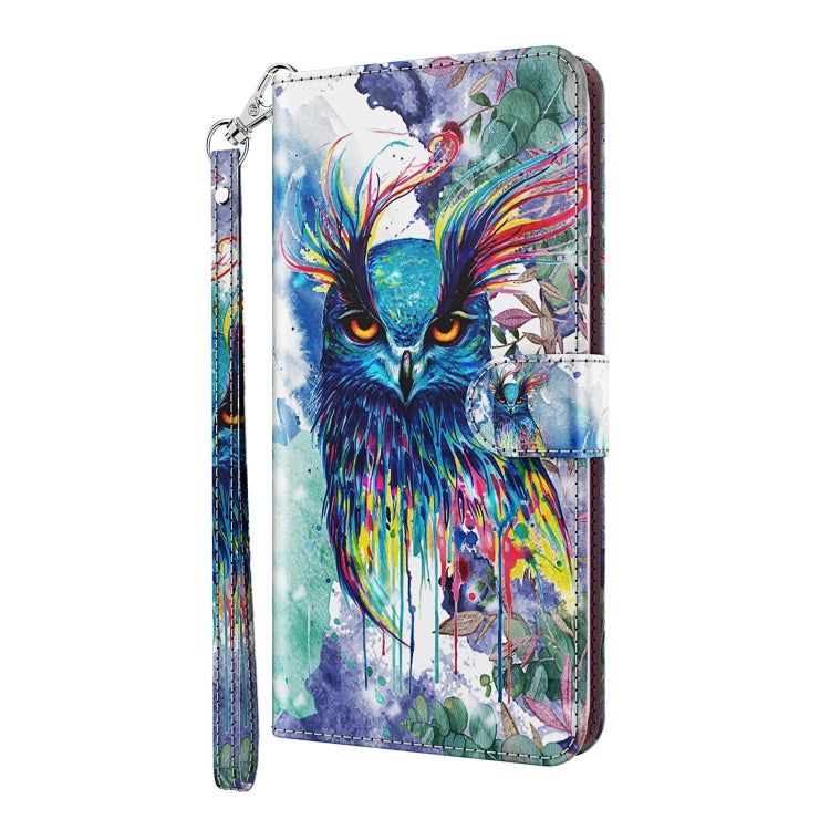 3D Painting Pattern TPU + PU Phone Case, For Xiaomi Poco F4, For Xiaomi Poco F4 GT, For Xiaomi Poco M5, For Xiaomi Poco M5S/Redmi Note 10/Note 10S