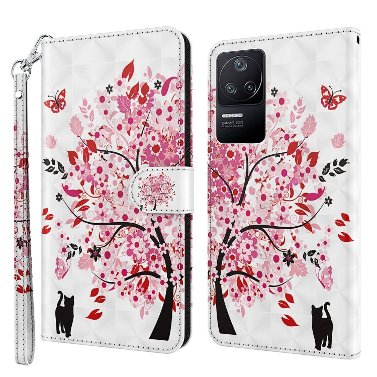 3D Painting Pattern TPU + PU Phone Case, For Xiaomi Poco F4, For Xiaomi Poco F4 GT, For Xiaomi Poco M5, For Xiaomi Poco M5S/Redmi Note 10/Note 10S