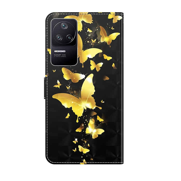3D Painting Pattern TPU + PU Phone Case, For Xiaomi Poco F4, For Xiaomi Poco F4 GT, For Xiaomi Poco M5, For Xiaomi Poco M5S/Redmi Note 10/Note 10S