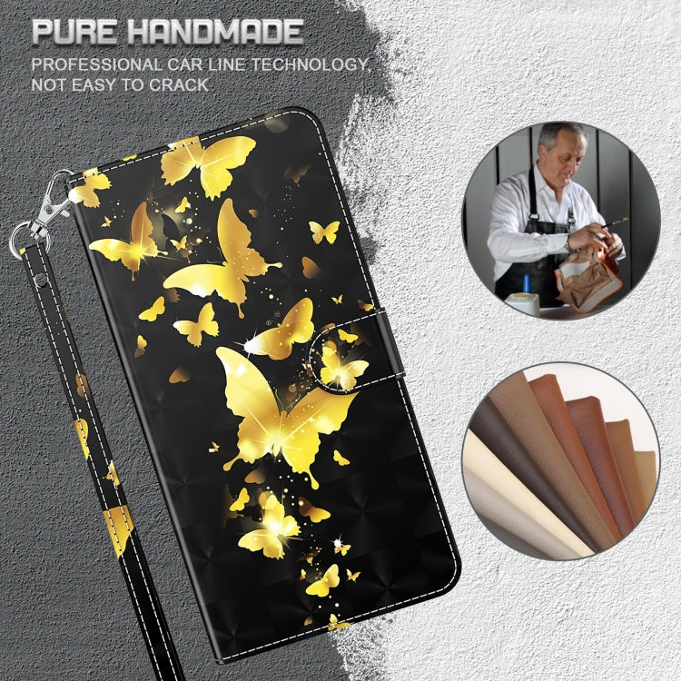 3D Painting Pattern TPU + PU Phone Case, For Xiaomi Poco F4, For Xiaomi Poco F4 GT, For Xiaomi Poco M5, For Xiaomi Poco M5S/Redmi Note 10/Note 10S