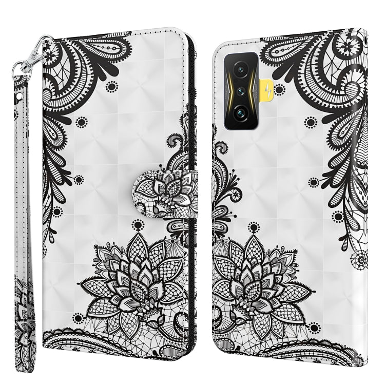 3D Painting Pattern TPU + PU Phone Case, For Xiaomi Poco F4, For Xiaomi Poco F4 GT, For Xiaomi Poco M5, For Xiaomi Poco M5S/Redmi Note 10/Note 10S