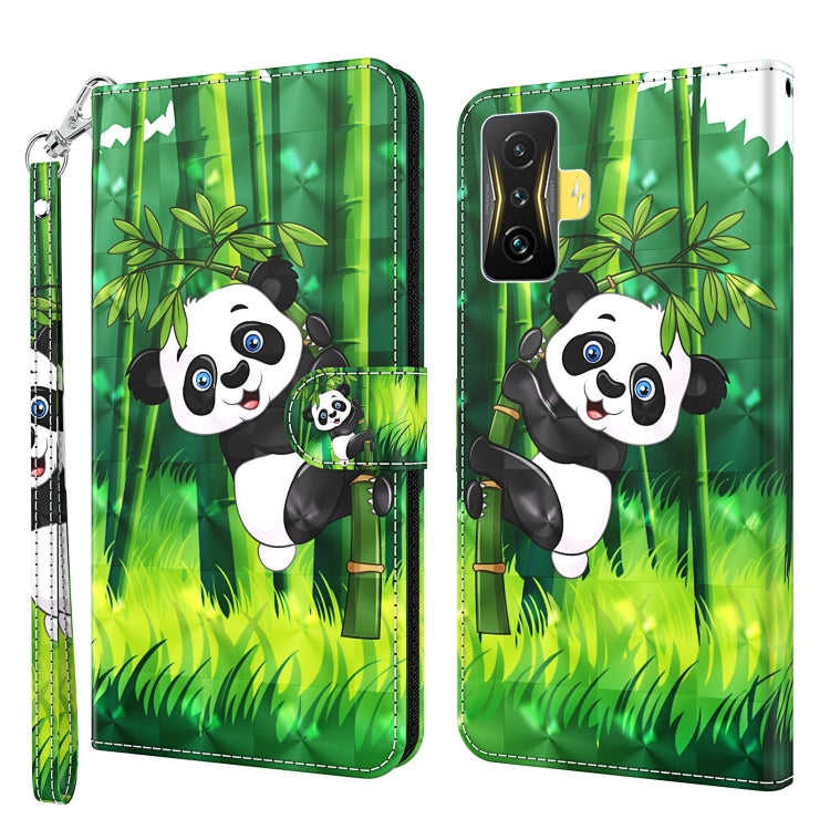 3D Painting Pattern TPU + PU Phone Case, For Xiaomi Poco F4, For Xiaomi Poco F4 GT, For Xiaomi Poco M5, For Xiaomi Poco M5S/Redmi Note 10/Note 10S