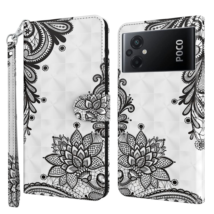 3D Painting Pattern TPU + PU Phone Case, For Xiaomi Poco F4, For Xiaomi Poco F4 GT, For Xiaomi Poco M5, For Xiaomi Poco M5S/Redmi Note 10/Note 10S