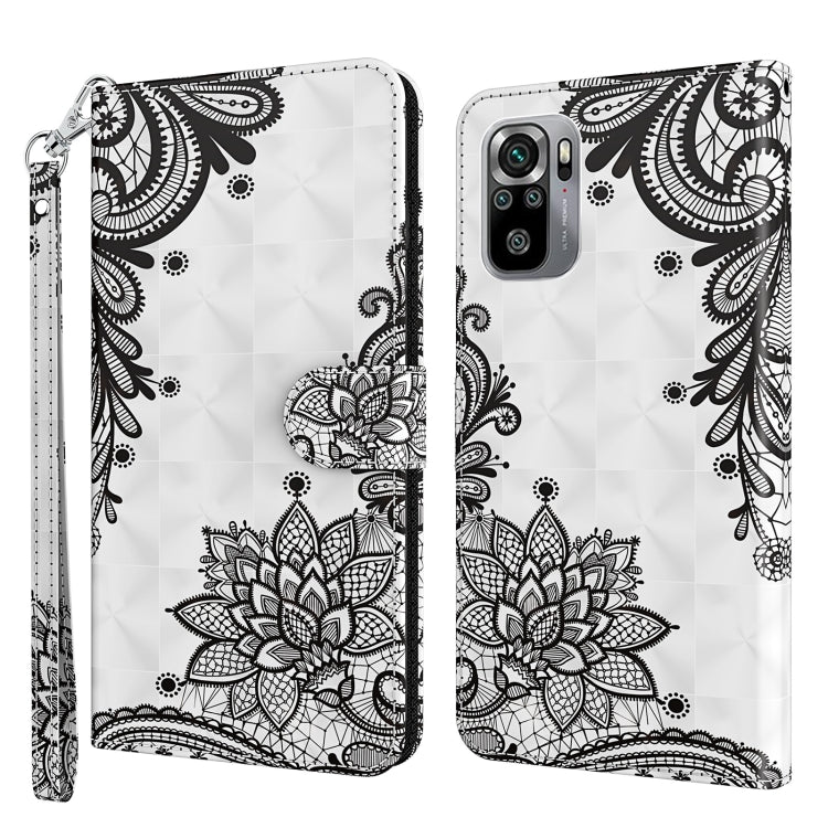 3D Painting Pattern TPU + PU Phone Case, For Xiaomi Poco F4, For Xiaomi Poco F4 GT, For Xiaomi Poco M5, For Xiaomi Poco M5S/Redmi Note 10/Note 10S