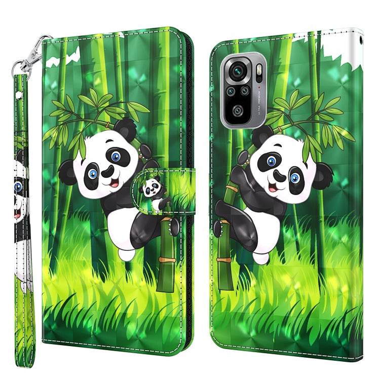 3D Painting Pattern TPU + PU Phone Case, For Xiaomi Poco F4, For Xiaomi Poco F4 GT, For Xiaomi Poco M5, For Xiaomi Poco M5S/Redmi Note 10/Note 10S