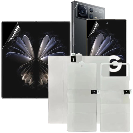 3 in 1 Full Screen Protector Explosion-proof Front+Big+Back Screen Hydrogel Film, For Xiaomi Mix Fold 2
