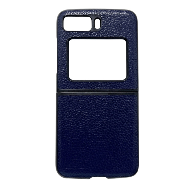 Genuine Leather Lychee Texture Phone Case, For Motorola Moto Razr 2022