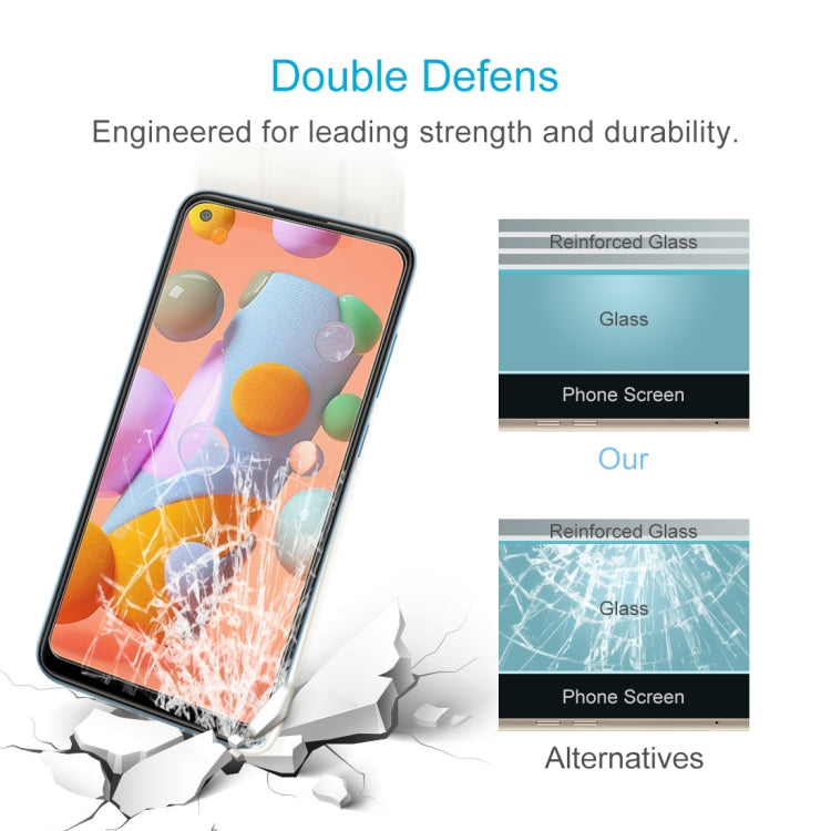 10 PCS 0.26mm 9H Surface Hardness 2.5D Explosion-proof Tempered Glass Non-full Screen Film For Samsumg Galaxy F55 / M55 / M54 / A71 / F54, For Galaxy A11 (10 PCS), For Galaxy A21 (1 PC), For Galaxy A51 (10 PCS)                                          ...
