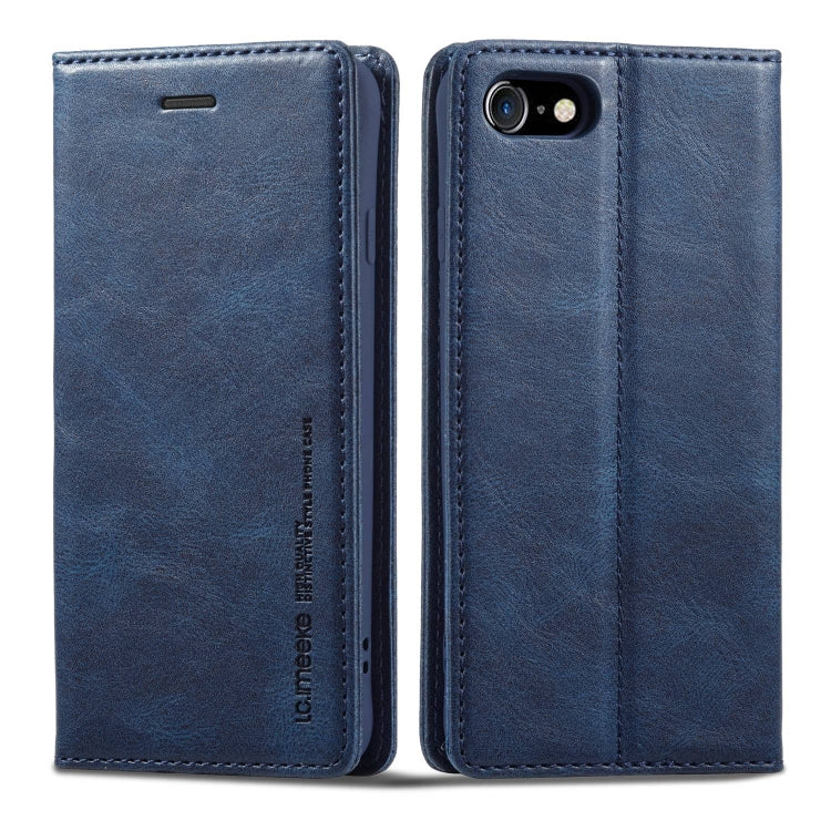 LC.IMEEKE RFID Anti-theft Leather Phone Case, For iPhone SE 2022 / SE 2020 / 8 / 7, For iPhone XS Max, For iPhone XS / X, For iPhone XR, For iPhone 8 Plus / 7 Plus, For Samsung Galaxy S21 5G, For Samsung Galaxy S21+ 5G
