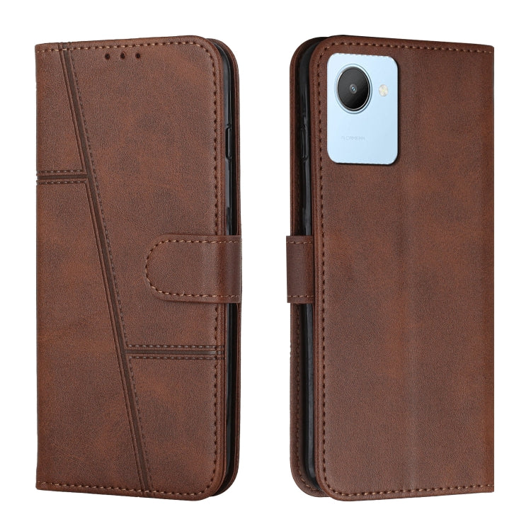 Stitching Calf Texture Buckle Leather Phone Case, For OPPO A57 5G/Realme V23/A77 5G, For Realme C30 4G, For OPPO Reno8 5G/Reno8 5G Global, For OPPO Reno8 Pro+ 5G/Reno8 Pro 5G Global, For vivo Y35 4G/Y22s/Y22, For Xiaomi Redmi A1                        ...