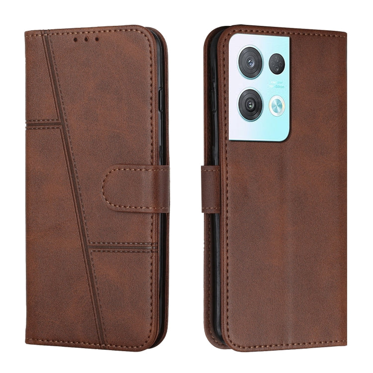 Stitching Calf Texture Buckle Leather Phone Case, For OPPO A57 5G/Realme V23/A77 5G, For Realme C30 4G, For OPPO Reno8 5G/Reno8 5G Global, For OPPO Reno8 Pro+ 5G/Reno8 Pro 5G Global, For vivo Y35 4G/Y22s/Y22, For Xiaomi Redmi A1                        ...