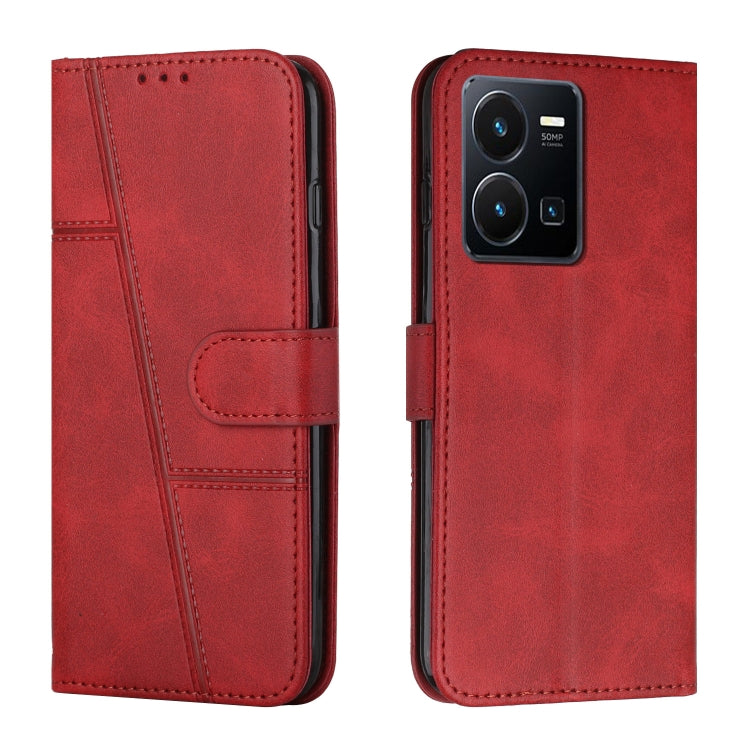 Stitching Calf Texture Buckle Leather Phone Case, For OPPO A57 5G/Realme V23/A77 5G, For Realme C30 4G, For OPPO Reno8 5G/Reno8 5G Global, For OPPO Reno8 Pro+ 5G/Reno8 Pro 5G Global, For vivo Y35 4G/Y22s/Y22, For Xiaomi Redmi A1                        ...