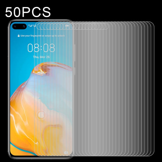 50 PCS 0.26mm 9H Surface Hardness 2.5D Explosion-proof Tempered Glass Non-full Screen Film, For Huawei P40, For Huawei P40 Lite, For Huawei Y7p, For Huawei Nova 6se, For Huawei Nova 7i, For Huawei Y6s, For Huawei Y9s, For Huawei Honor V30              ...