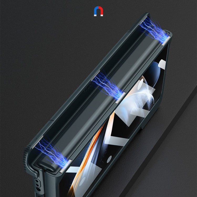 GKK Integrated Magnetic Folding Phone Case with Pen Slot, For Samsung Galaxy Z Fold4