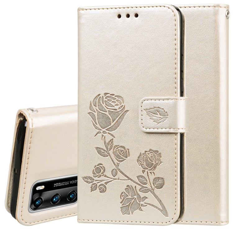Rose Embossed Horizontal Flip PU Leather Case with Holder & Card Slots & Wallet, For Xiaomi Redmi Note 9 Pro, For Huawei P40, For Huawei P40 Lite, For Galaxy M31, For Galaxy A01