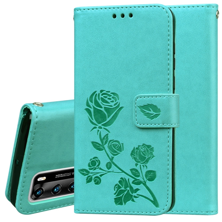 Rose Embossed Horizontal Flip PU Leather Case with Holder & Card Slots & Wallet, For Xiaomi Redmi Note 9 Pro, For Huawei P40, For Huawei P40 Lite, For Galaxy M31, For Galaxy A01
