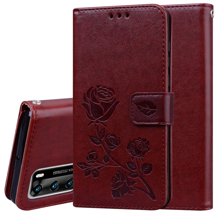 Rose Embossed Horizontal Flip PU Leather Case with Holder & Card Slots & Wallet, For Xiaomi Redmi Note 9 Pro, For Huawei P40, For Huawei P40 Lite, For Galaxy M31, For Galaxy A01