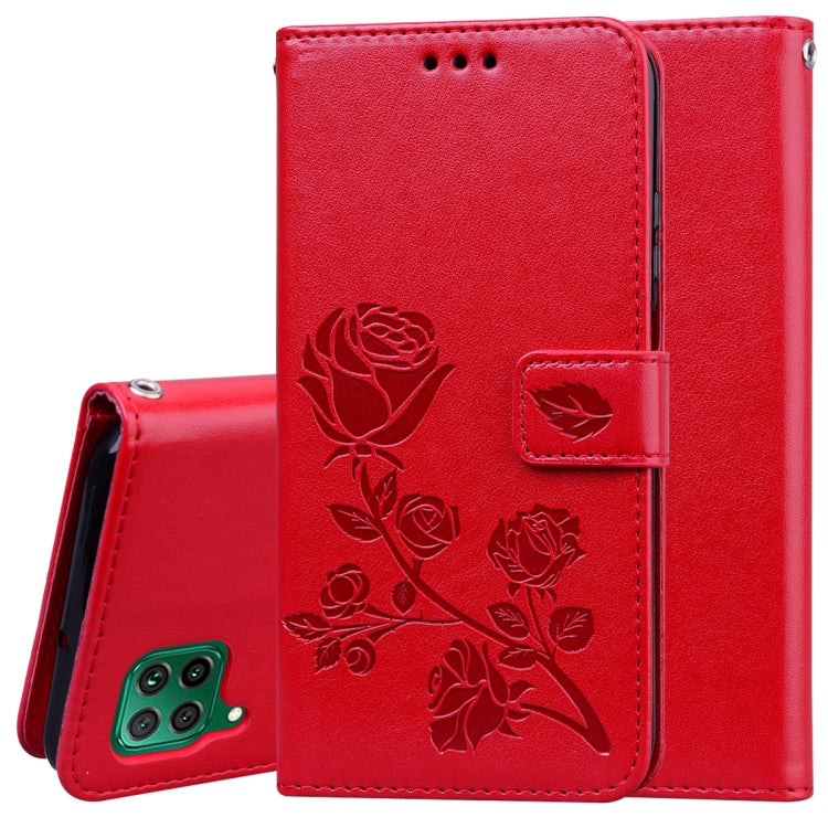 Rose Embossed Horizontal Flip PU Leather Case with Holder & Card Slots & Wallet, For Xiaomi Redmi Note 9 Pro, For Huawei P40, For Huawei P40 Lite, For Galaxy M31, For Galaxy A01