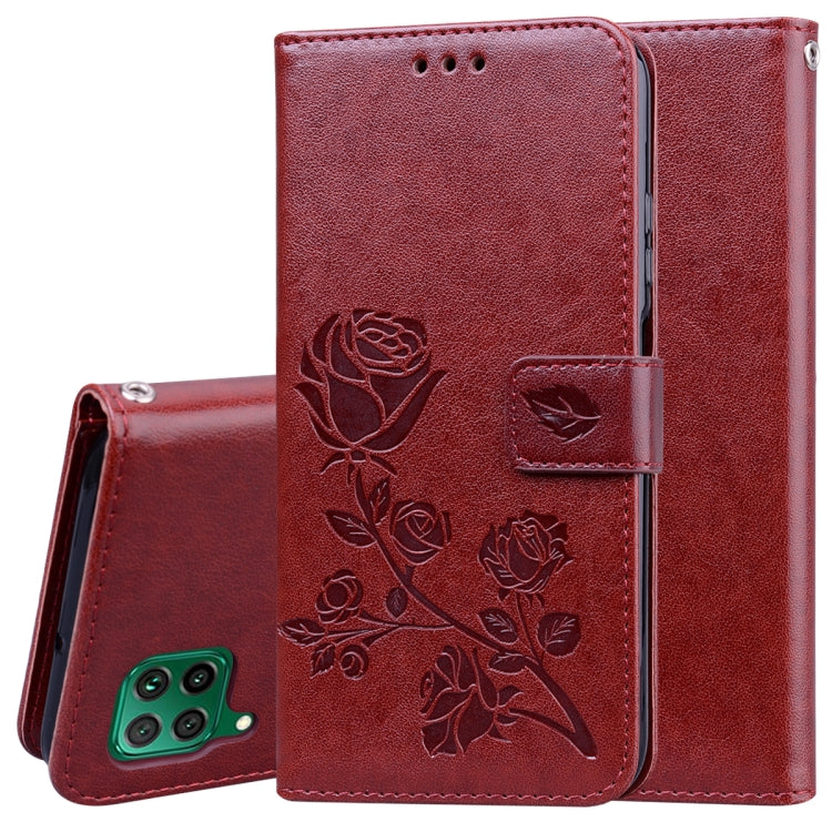Rose Embossed Horizontal Flip PU Leather Case with Holder & Card Slots & Wallet, For Xiaomi Redmi Note 9 Pro, For Huawei P40, For Huawei P40 Lite, For Galaxy M31, For Galaxy A01