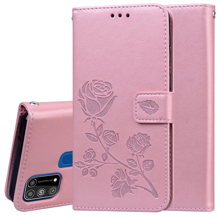 Rose Embossed Horizontal Flip PU Leather Case with Holder & Card Slots & Wallet, For Xiaomi Redmi Note 9 Pro, For Huawei P40, For Huawei P40 Lite, For Galaxy M31, For Galaxy A01