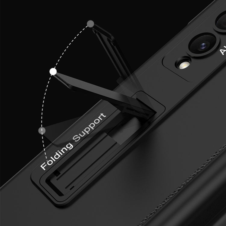 GKK Magnetic Hinge Flip Phone Case with Pen Holder & Holder, For Samsung Galaxy Z Fold4