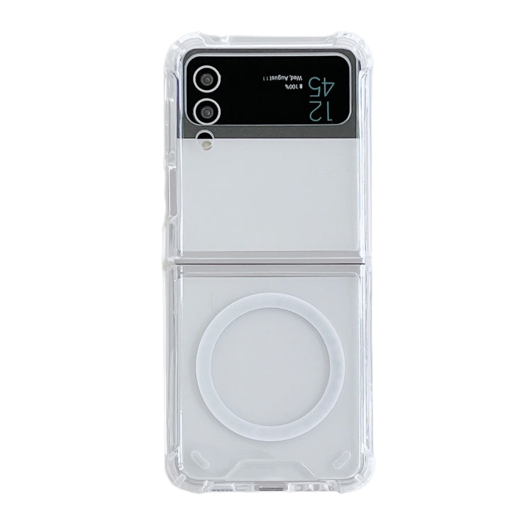 Magsafe Magnetic Transparent Shockproof Phone Case, For Samsung Galaxy Z Flip3 5G, For Samsung Galaxy Z Flip4, For Samsung Galaxy Z Fold3 5G, For Samsung Galaxy Z Fold4