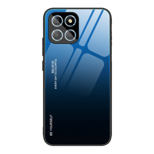 Gradient Color Glass Phone Case, For Honor X8, For Xiaomi Redmi A1 4G, For Xiaomi Redmi K50 Ultra / 12T / 12T Pro, For Xiaomi Civi 2, For Xiaomi Poco M4 5G Global, For Xiaomi Poco M5 4G Global