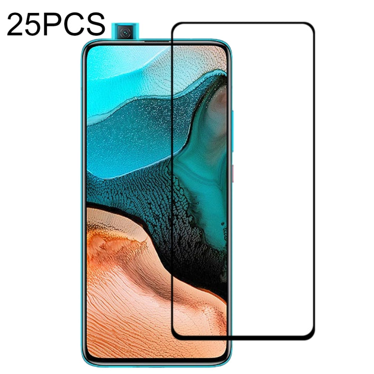 25 PCS 9H Surface Hardness 2.5D Full Glue Full Screen Tempered Glass Film, For OPPO A31 2020, For OPPO A8, For OPPO A91, For OPPO F15, For Xiaomi Redmi Note 9 Pro, For Xiaomi Redmi Note 9 Pro Max, For Xiaomi Redmi K30, For Xiaomi Redmi K30 Pro         ...