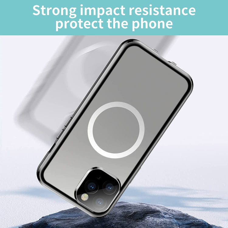 360 Full Body Magnetic Frosted Magsafe Phone Case, For iPhone 12, For iPhone 12 Pro, For iPhone 12 Pro Max, For iPhone 11 Pro Max, For iPhone 11 Pro