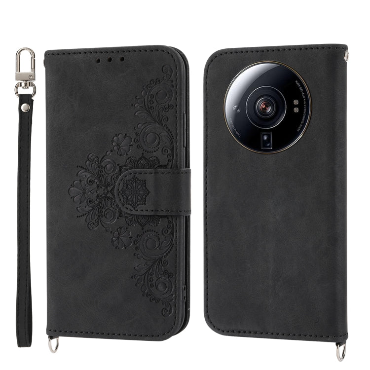 Skin-feel Flowers Embossed Wallet Leather Phone Case, For Xiaomi 12 Ultra, For Xiaomi 12 / 12X, For Xiaomi 12T / 12T Pro / Redmi K50 Ultra, For Xiaomi 12 Pro, For Xiaomi 12 Lite, For Xiaomi Poco M4 Pro 4G, For Xiaomi Poco X4 Pro 5G                     ...