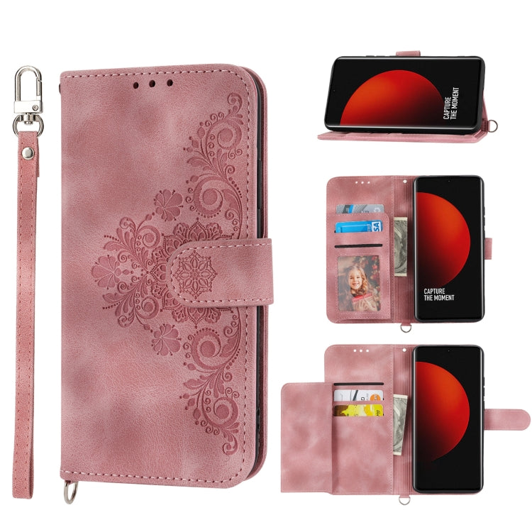 Skin-feel Flowers Embossed Wallet Leather Phone Case, For Xiaomi 12 Ultra, For Xiaomi 12 / 12X, For Xiaomi 12T / 12T Pro / Redmi K50 Ultra, For Xiaomi 12 Pro, For Xiaomi 12 Lite, For Xiaomi Poco M4 Pro 4G, For Xiaomi Poco X4 Pro 5G                     ...