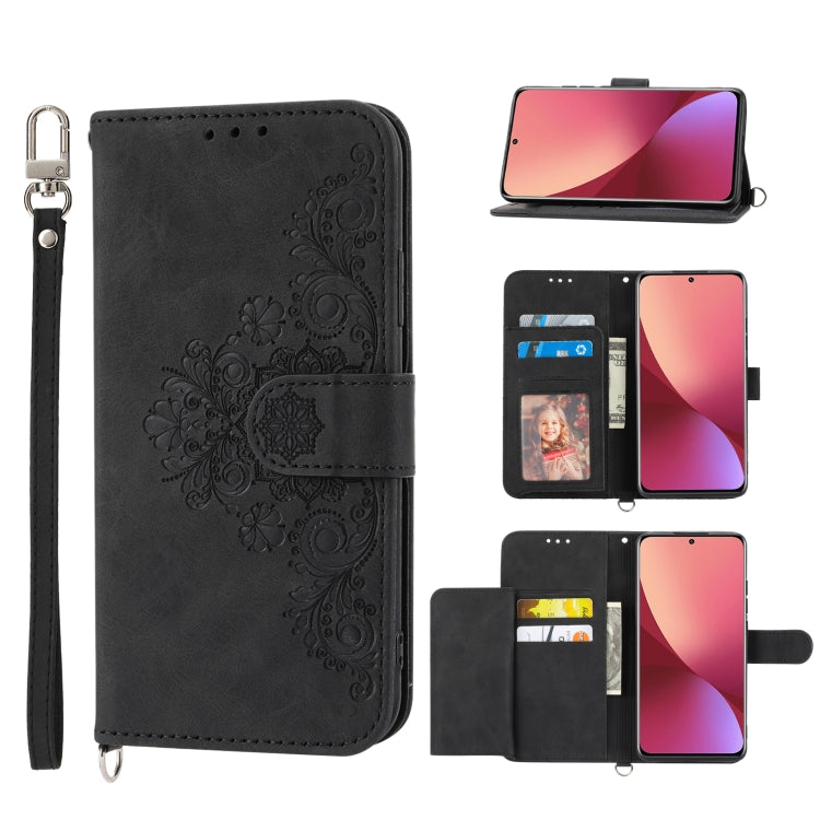 Skin-feel Flowers Embossed Wallet Leather Phone Case, For Xiaomi 12 Ultra, For Xiaomi 12 / 12X, For Xiaomi 12T / 12T Pro / Redmi K50 Ultra, For Xiaomi 12 Pro, For Xiaomi 12 Lite, For Xiaomi Poco M4 Pro 4G, For Xiaomi Poco X4 Pro 5G                     ...