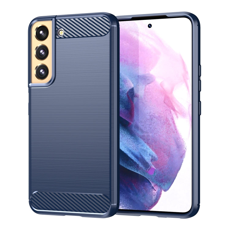 Brushed Texture Carbon Fiber TPU Phone Case, For Samsung Galaxy S23 5G, For Samsung Galaxy S23+ 5G, For Samsung Galaxy S23 Ultra 5G