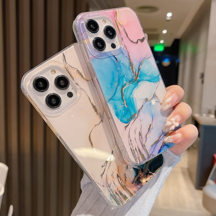 Coloured Glaze Marble Phone Case, For iPhone 14, For iPhone 14 Plus, For iPhone 14 Pro, For iPhone 14 Pro Max, For iPhone 13, For iPhone 13 Pro