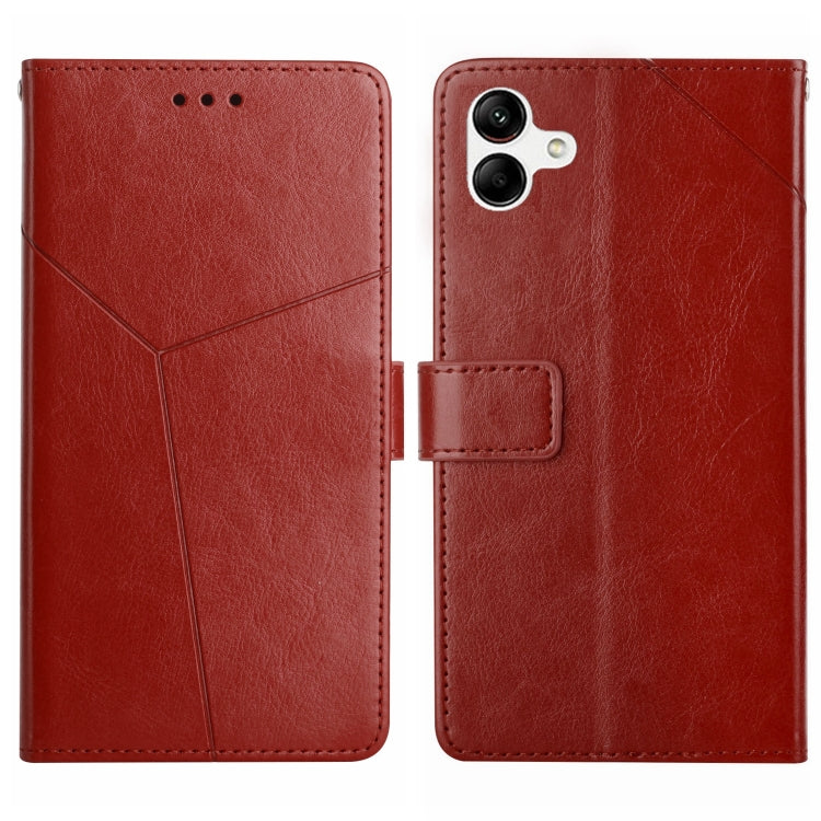 HT01 Y-shaped Pattern Flip Leather Phone Case, For Samsung Galaxy A04 4G, For Samsung Galaxy A04s, For Samsung Galaxy A23 5G JP Version, For Samsung Galaxy A23e/A23s, For Sony Xperia 5 IV, For vivo X80 Lite/V25 5G, For Honor 70 Pro/70 Pro+             ...