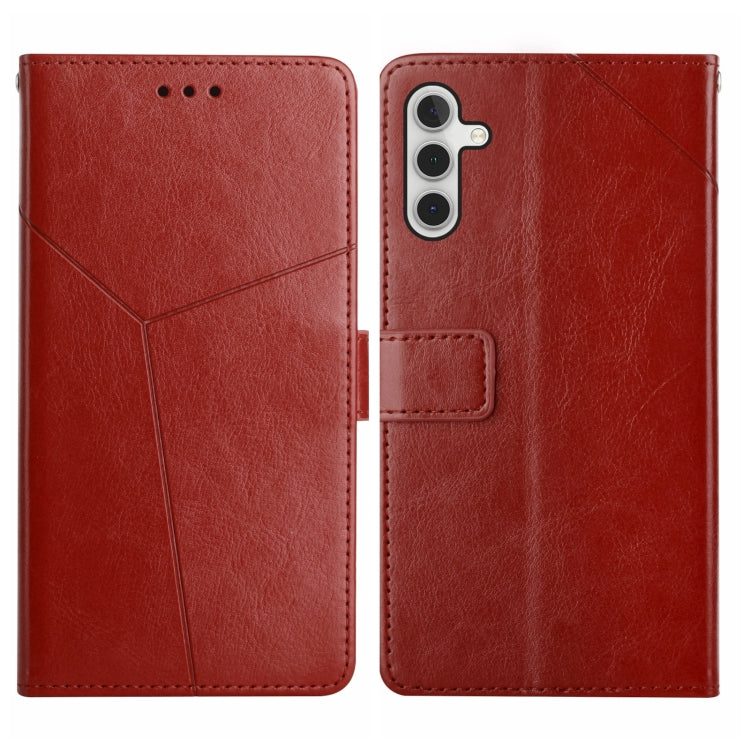 HT01 Y-shaped Pattern Flip Leather Phone Case, For Samsung Galaxy A04 4G, For Samsung Galaxy A04s, For Samsung Galaxy A23 5G JP Version, For Samsung Galaxy A23e/A23s, For Sony Xperia 5 IV, For vivo X80 Lite/V25 5G, For Honor 70 Pro/70 Pro+             ...